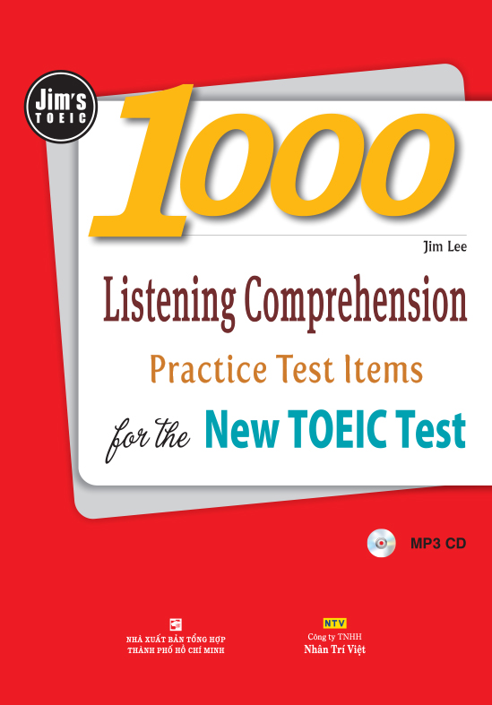 Bìa quyển sách “1000 Listening Comprehension Practice Test Items”